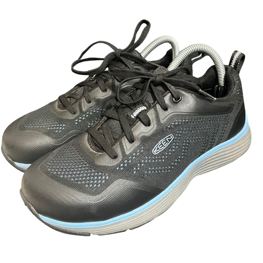 Keen Women's Size 9 Wide Airy Blue Black Sparta 2 Utility Low Sneakers